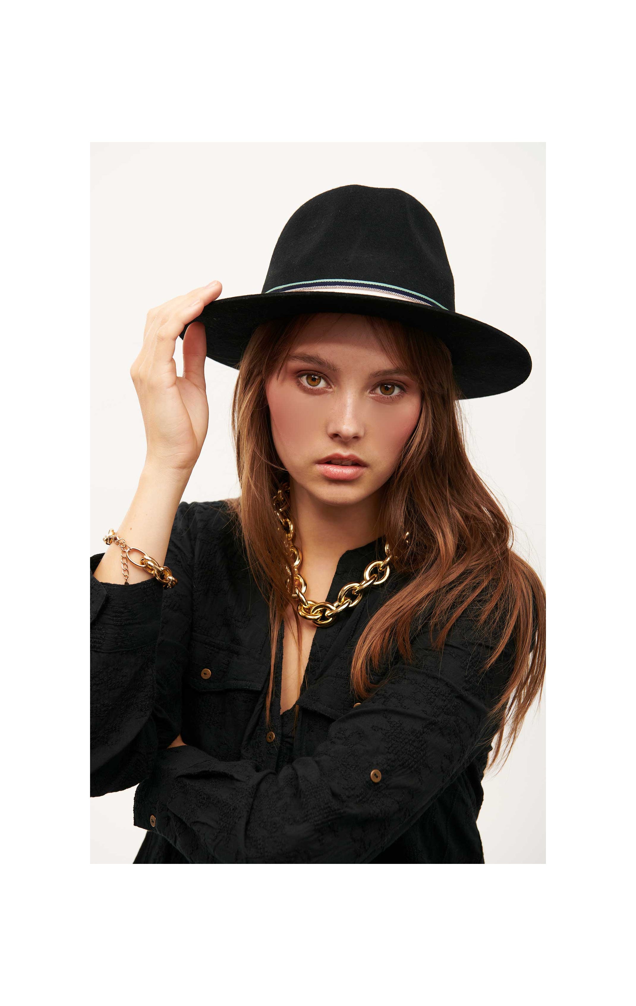 Wide-Brimmed Hat Harco Black // ba&sh