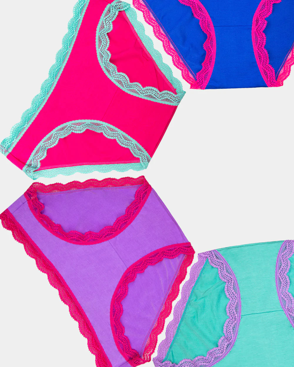Neon Brights Knicker Box - Size XS