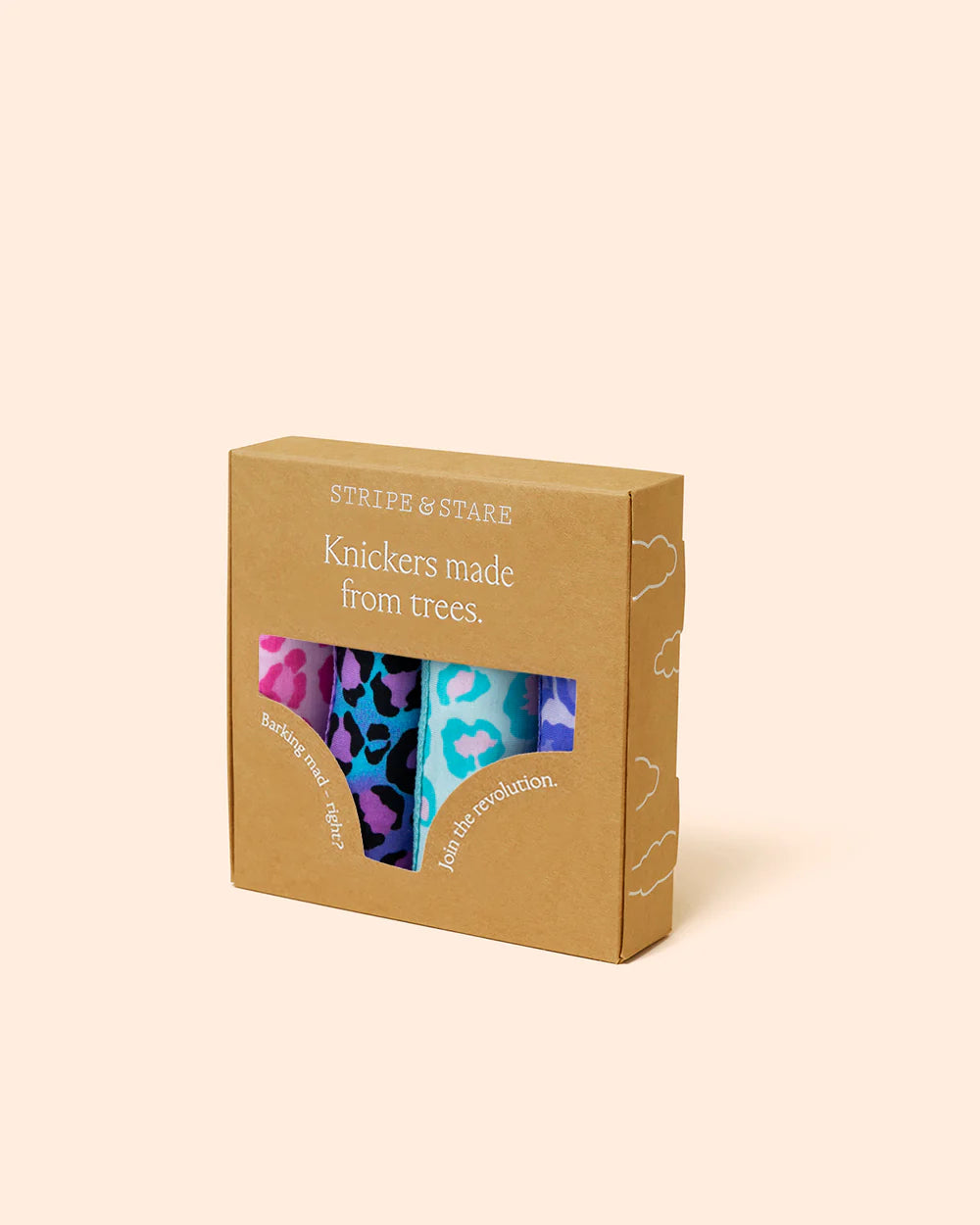 Leopard Knicker Box - Size Large