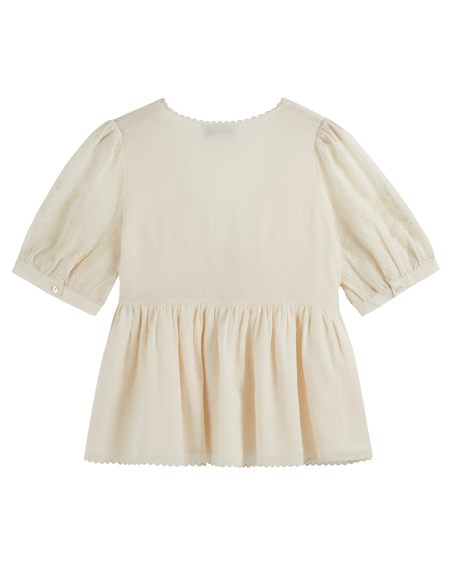 Zorica vintage brodee blouse - Chantilly