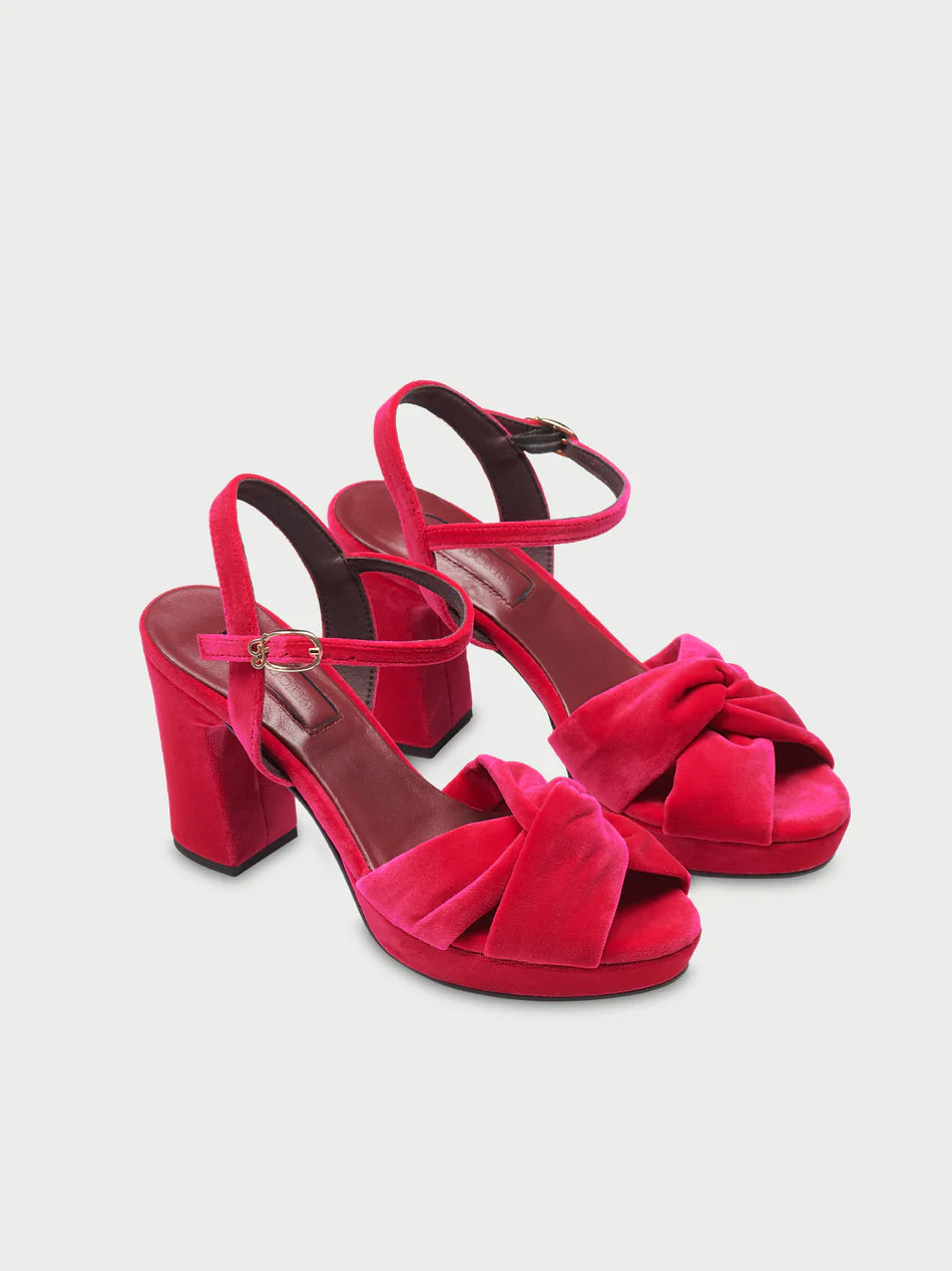 Mushu Platform Sandals - Pink - Size UK 6