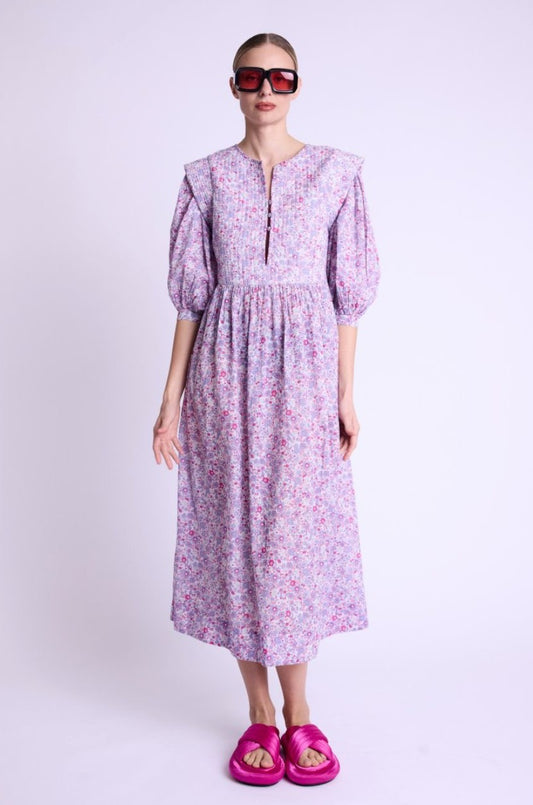 Rhada Floral Print Maxi Dress
