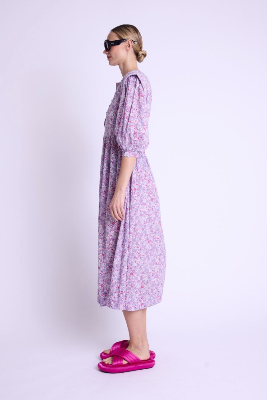 Rhada Floral Print Maxi Dress