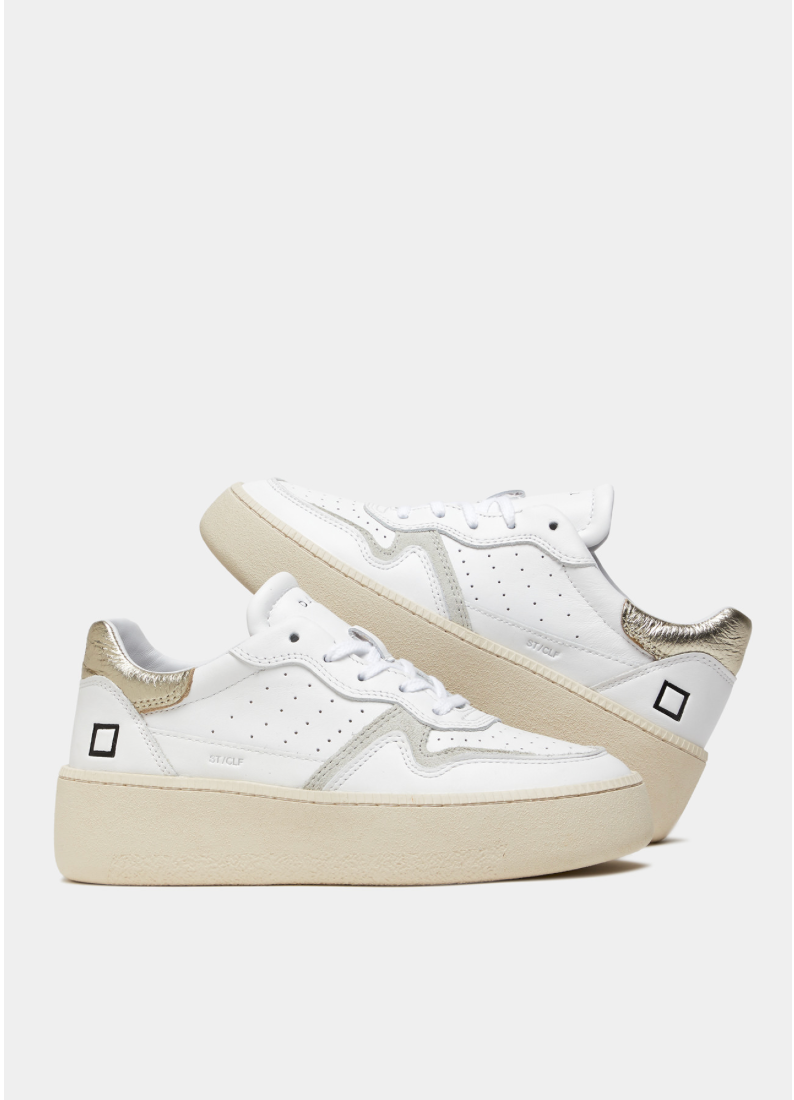 Step Calf White-Platinum - Size UK 4