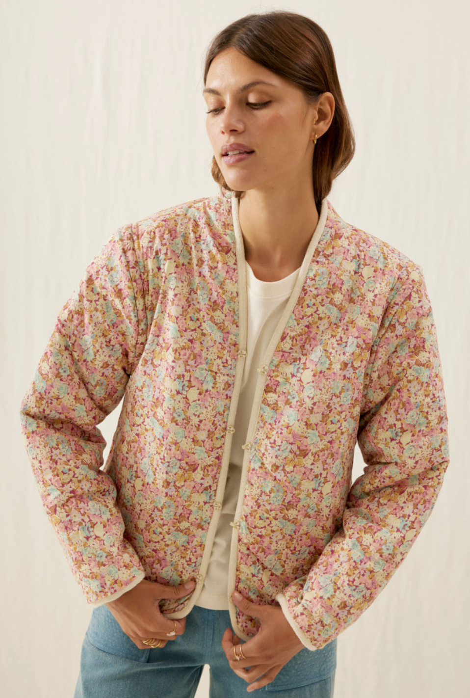 Neliana Jacket - Patchwork Sweet Pastel - Size 34