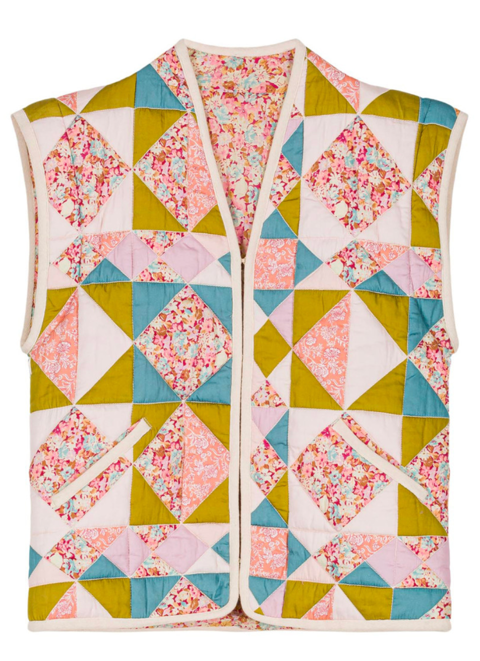 Neliana Jacket - Patchwork Sweet Pastel - Size 34