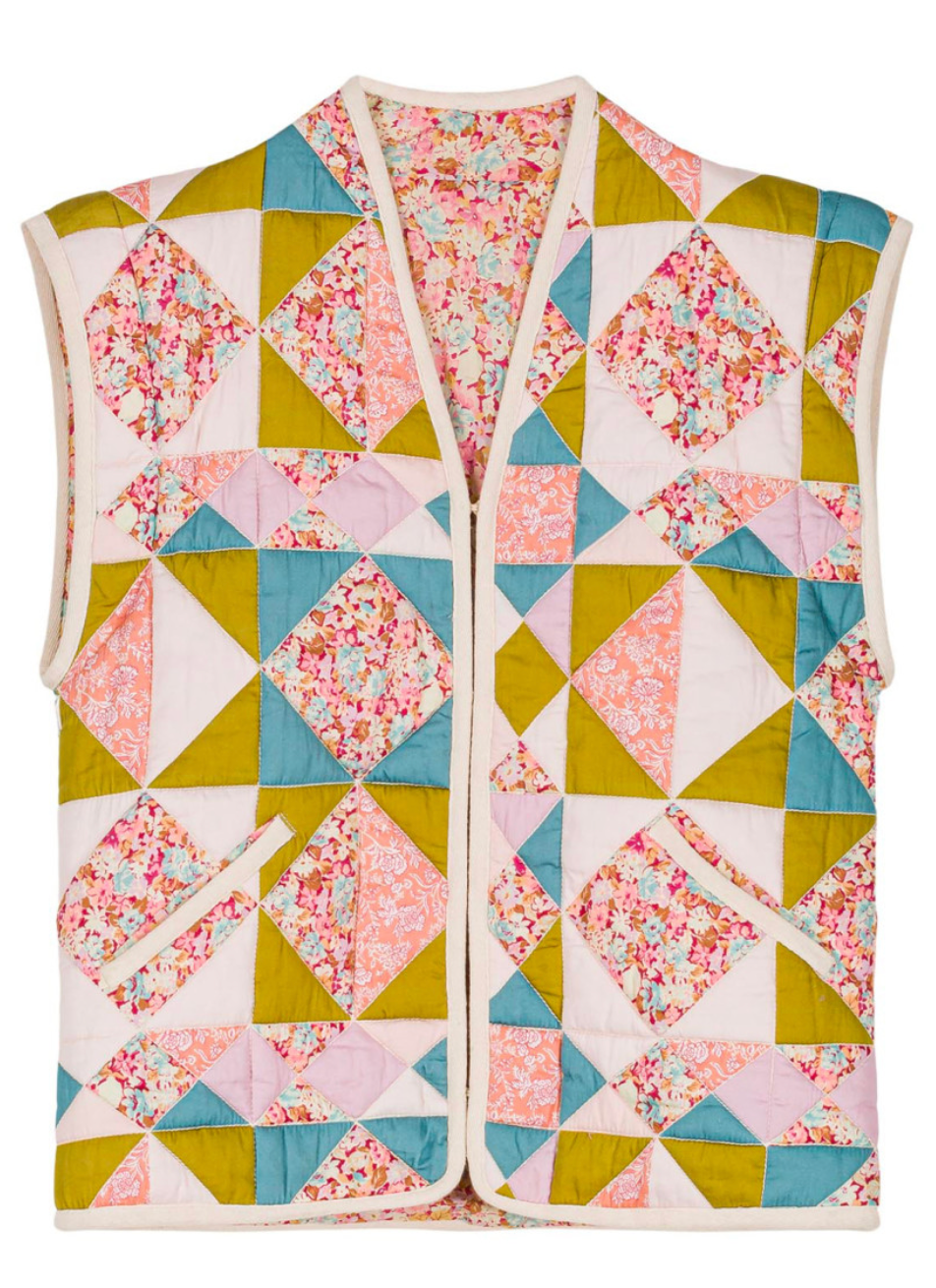 Neliana Jacket - Patchwork Sweet Pastel