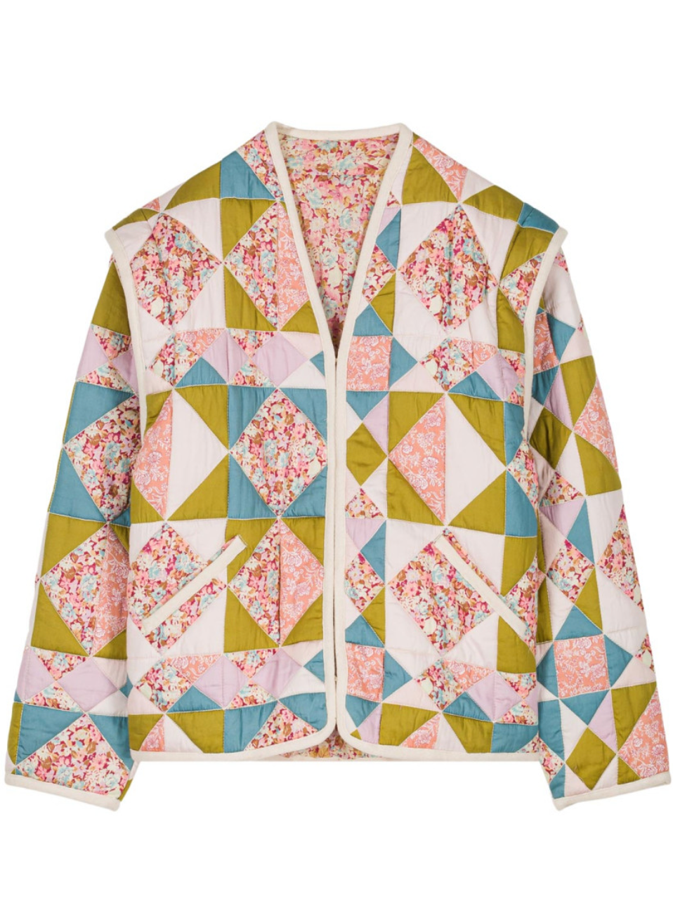 Neliana Jacket - Patchwork Sweet Pastel