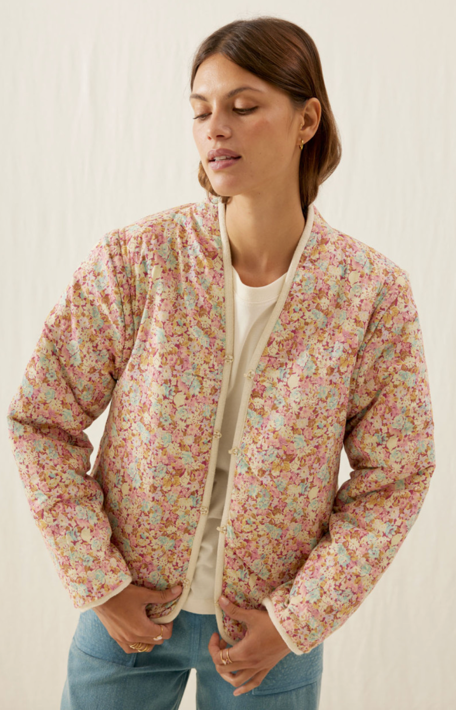 Neliana Jacket - Patchwork Sweet Pastel - Size 34