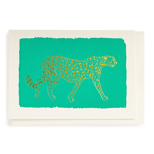Card - Mint Cheetah