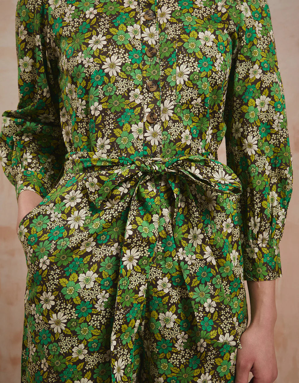 Lime Ditsy Danni Jumpsuit - Size XS