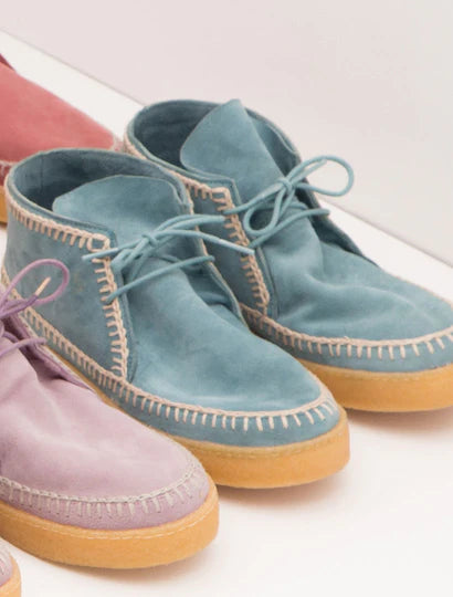 Chukka Boot - Light Blue Suede - Size UK 5