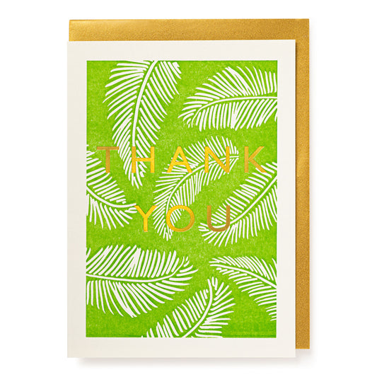 Card - Ferns Thank you