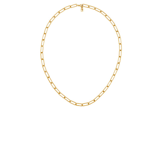 Gold Glitter Chain Necklace