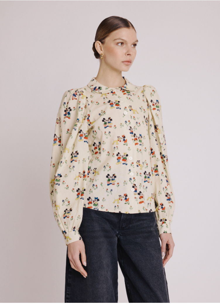 Disney Print Blouse