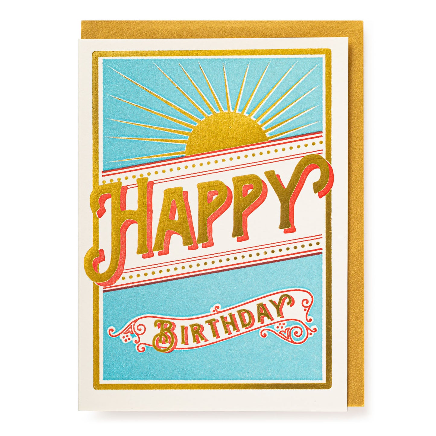 Card - Star Burst Happy Birthday