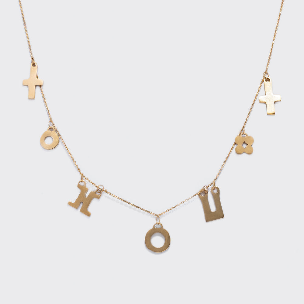 Gold Charm Necklace - FEMALE