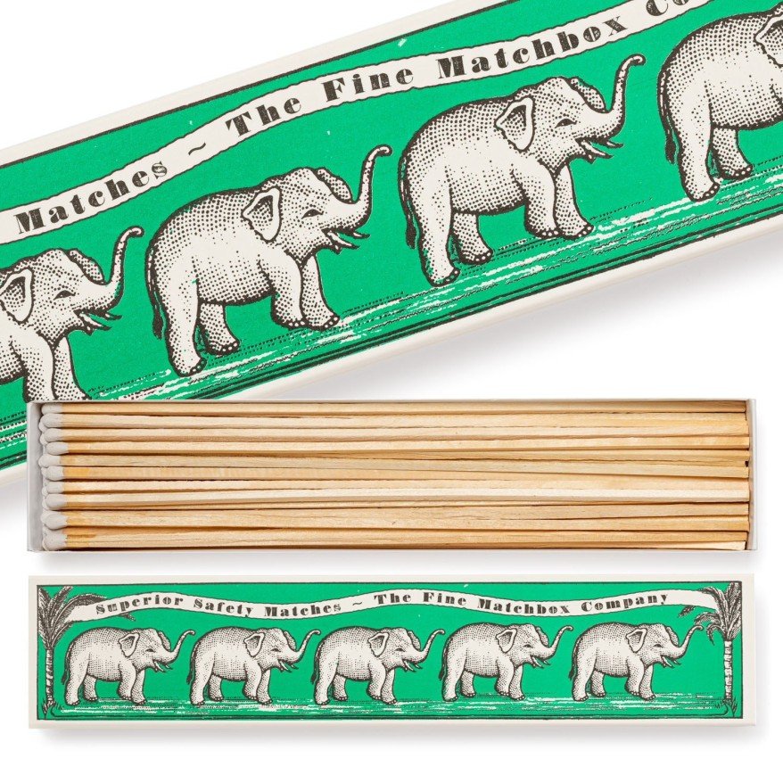 Long Matches - Green Elephants